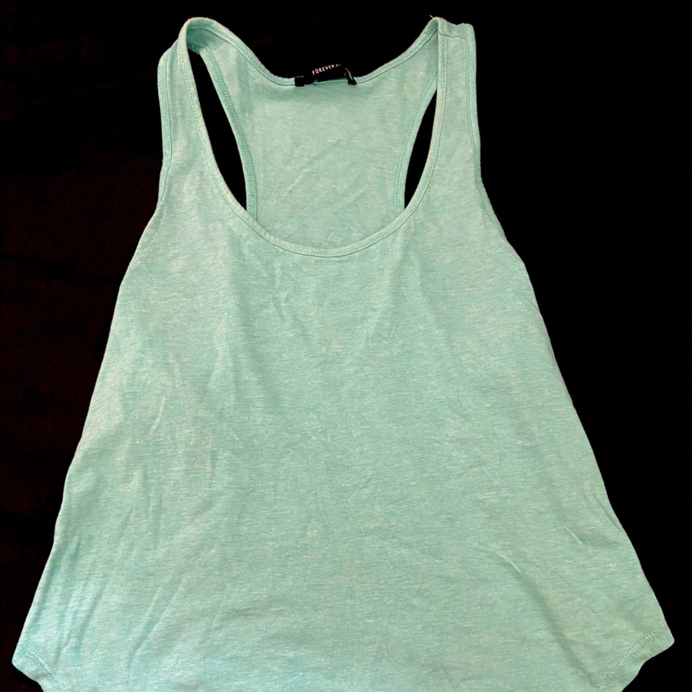 Ocean blue tank top